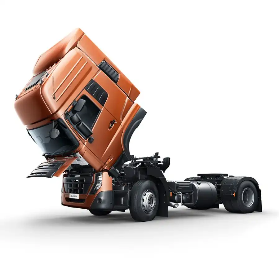 Cabezal Quester GWE420, incluye parachoques aerodinámico compuesto con protección delantera a la carrera (FUP).